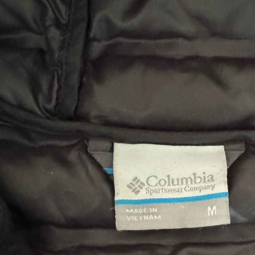 Columbia Kids’ Lightweight Down Hooded Jacket Black Size M (10/12) - Picture 8 of 9